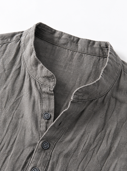 Capri Linen Grandad Shirt