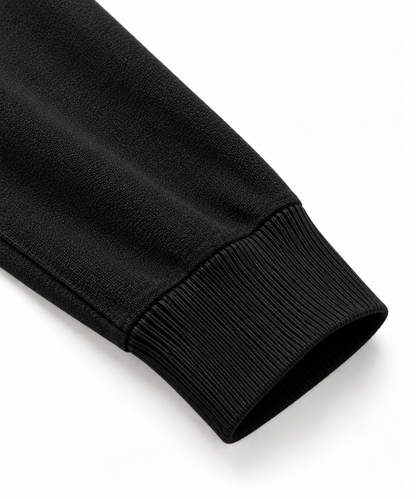 Long Sleeve Silk-Blend Polo