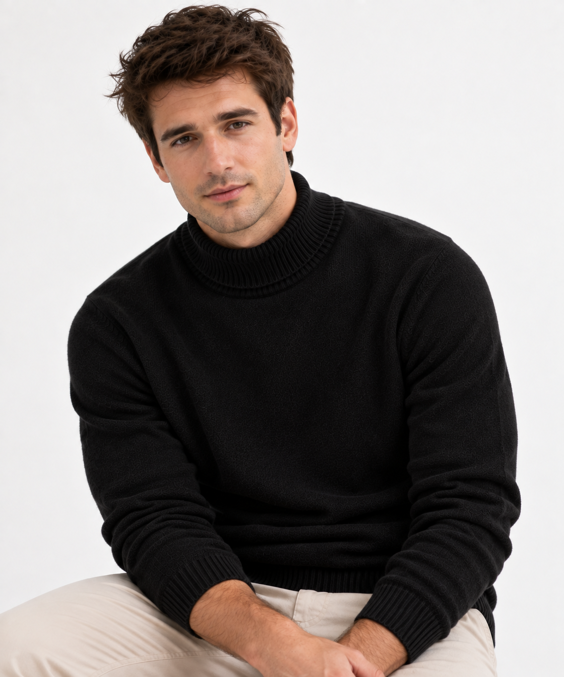 Cable Knit Turtleneck