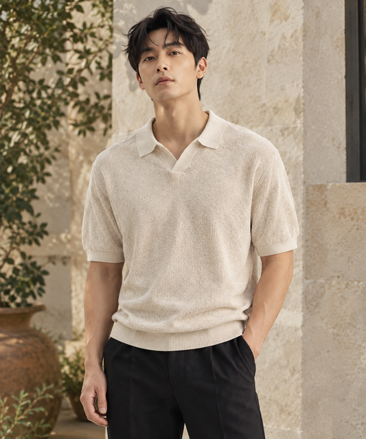 Cannes Textured Polo