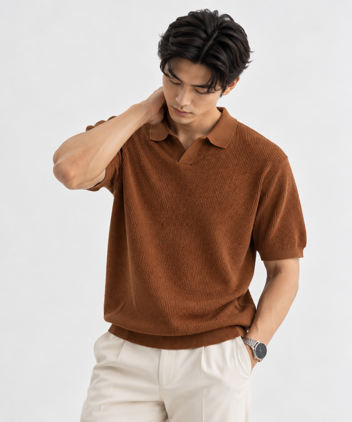Cannes Textured Polo