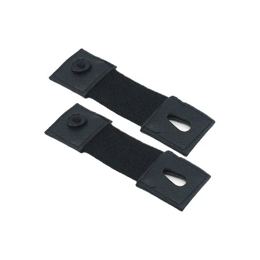 2Pcs Women Men Shirt Cuff Holders Elastic Armband Shirt Sleeve Holder Cufflinks Adjustable Arm Cuffs Bands Extension Button