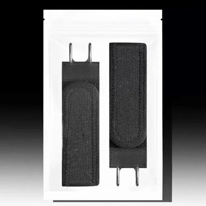 New Unisex Buckleless Elastic Belt - Metal Hook & Velcro Adjustable Waistband, Comfortable Buckle-Free Waist Belt for Daily Wear