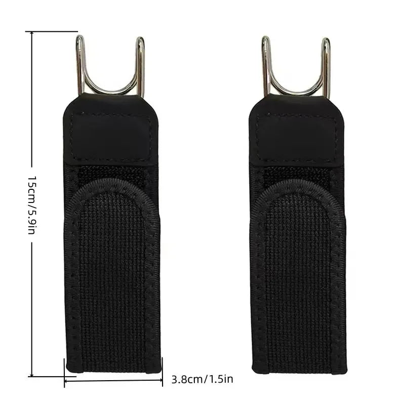 New Unisex Buckleless Elastic Belt - Metal Hook & Velcro Adjustable Waistband, Comfortable Buckle-Free Waist Belt for Daily Wear