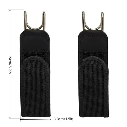 New Unisex Buckleless Elastic Belt - Metal Hook & Velcro Adjustable Waistband, Comfortable Buckle-Free Waist Belt for Daily Wear