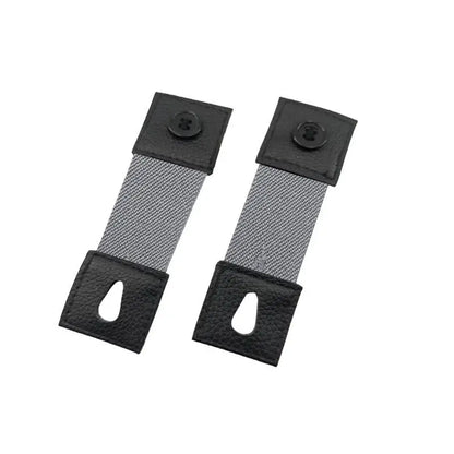 2Pcs Women Men Shirt Cuff Holders Elastic Armband Shirt Sleeve Holder Cufflinks Adjustable Arm Cuffs Bands Extension Button