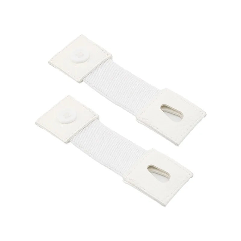 2Pcs Women Men Shirt Cuff Holders Elastic Armband Shirt Sleeve Holder Cufflinks Adjustable Arm Cuffs Bands Extension Button