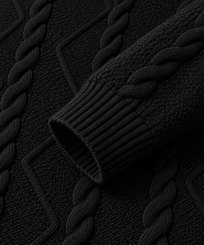 Heritage Cable-Knit Quarter-Zip