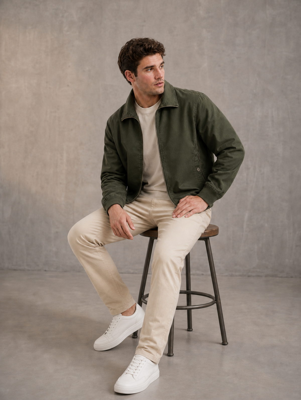 Monaco Cotton Harrington Jacket