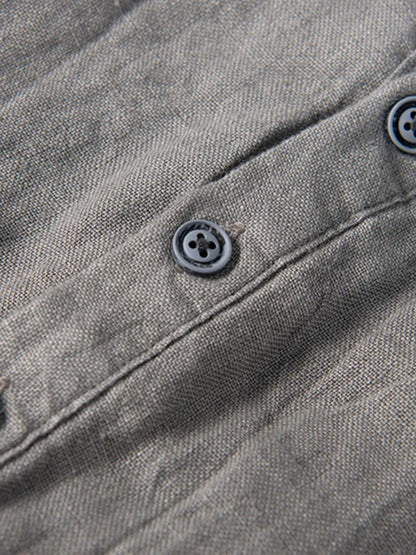 Capri Linen Grandad Shirt