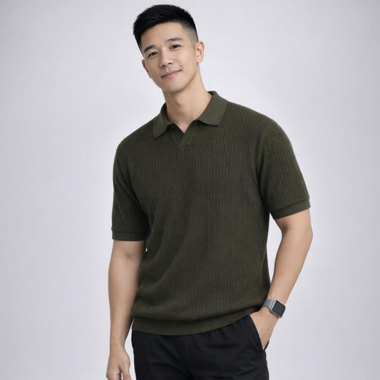 Cannes Textured Polo